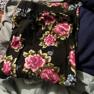 Floral leggings